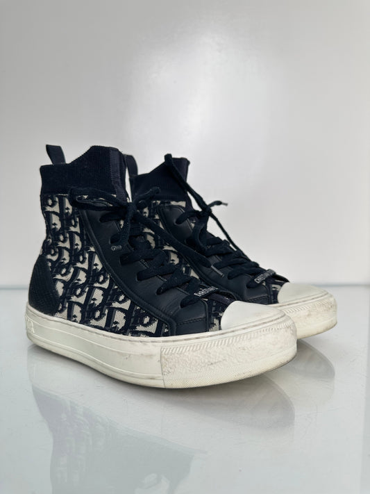 Dior Navy Technical Oblique Walk’N’Dior Sneakers, 38