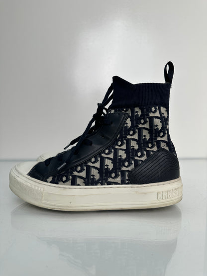 Dior Navy Technical Oblique Walk’N’Dior Sneakers, 38