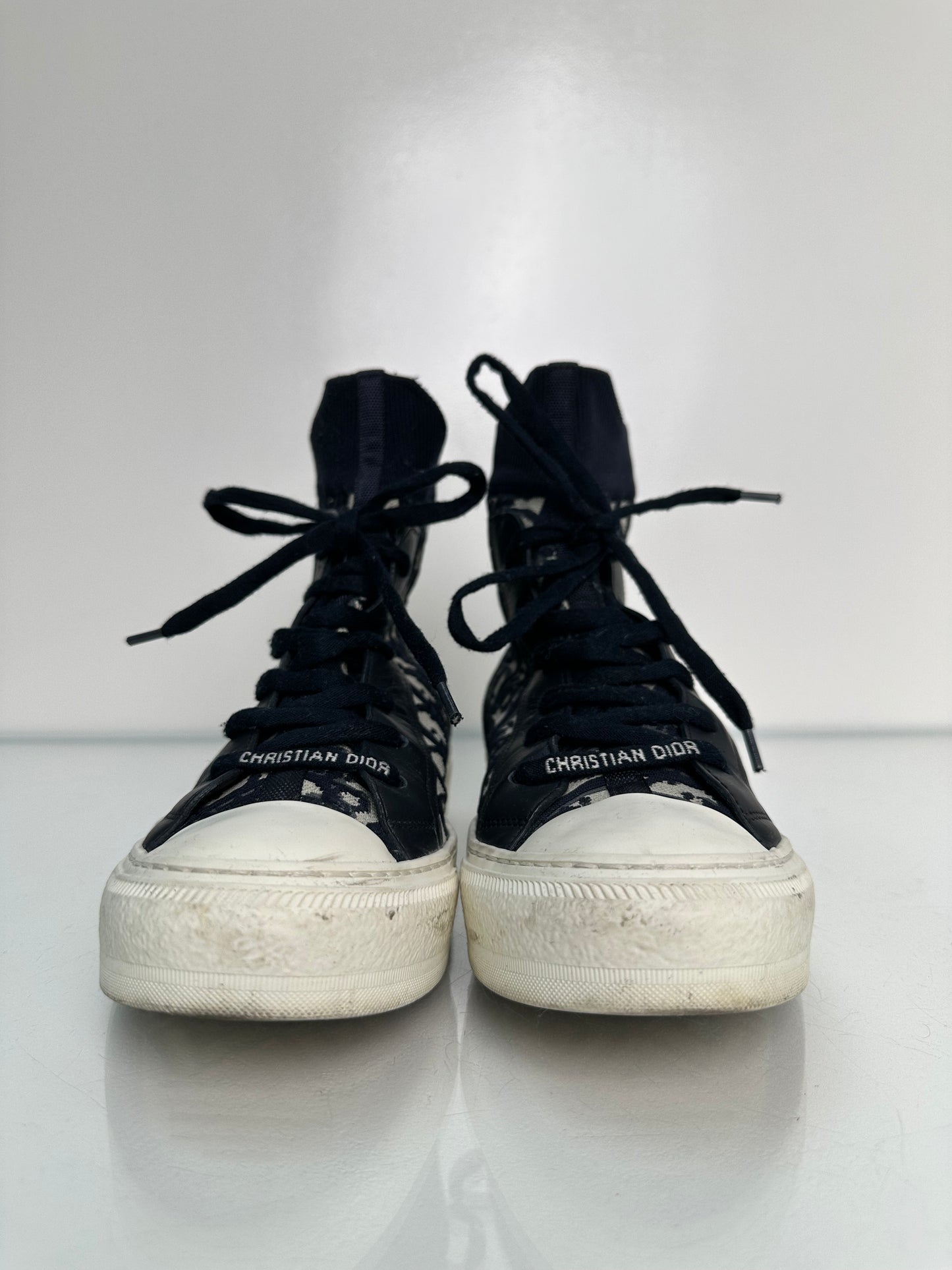 Dior Navy Technical Oblique Walk’N’Dior Sneakers, 38