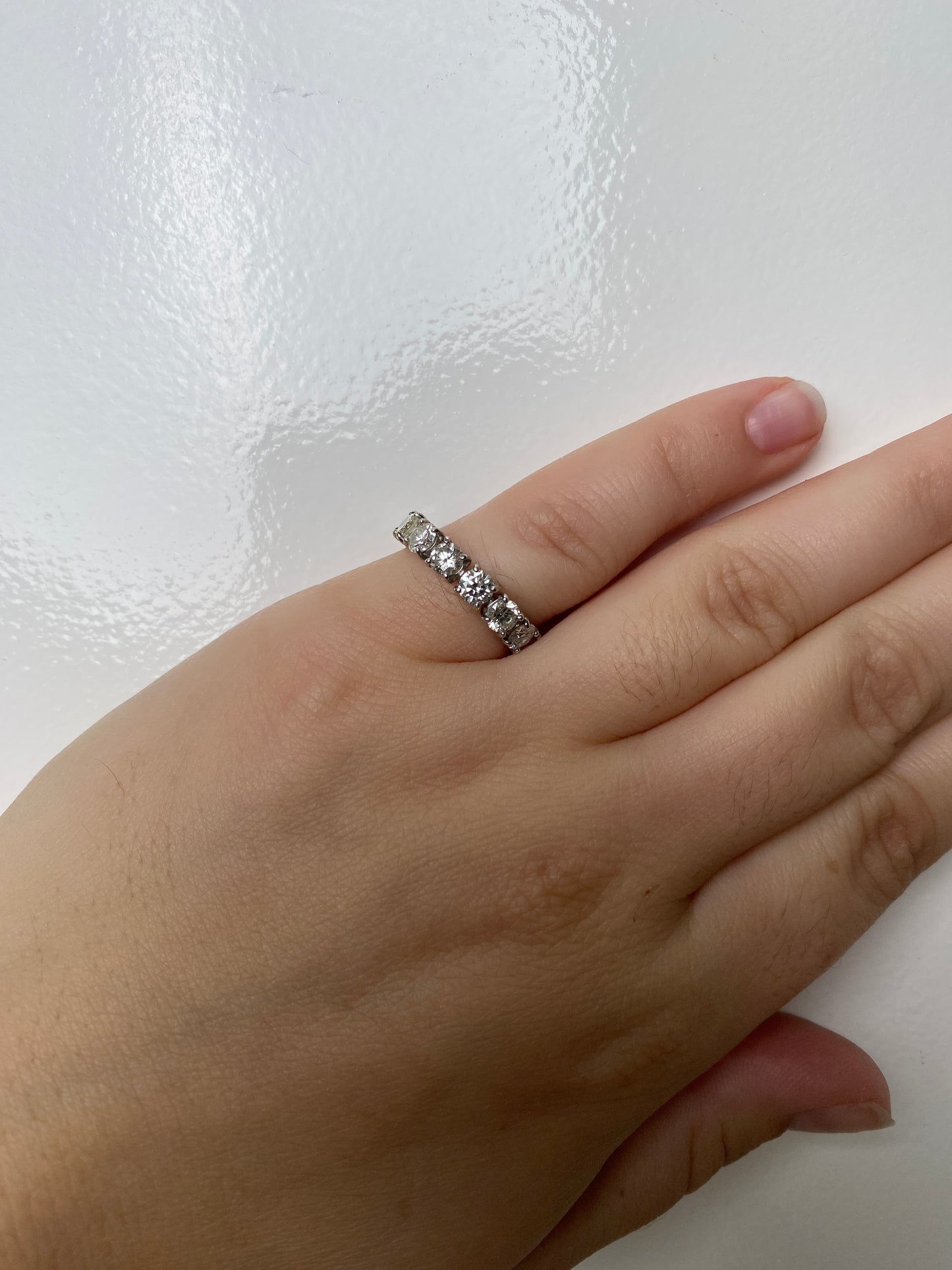 PT Diamond Eternity Band, 4.5 (wide set)