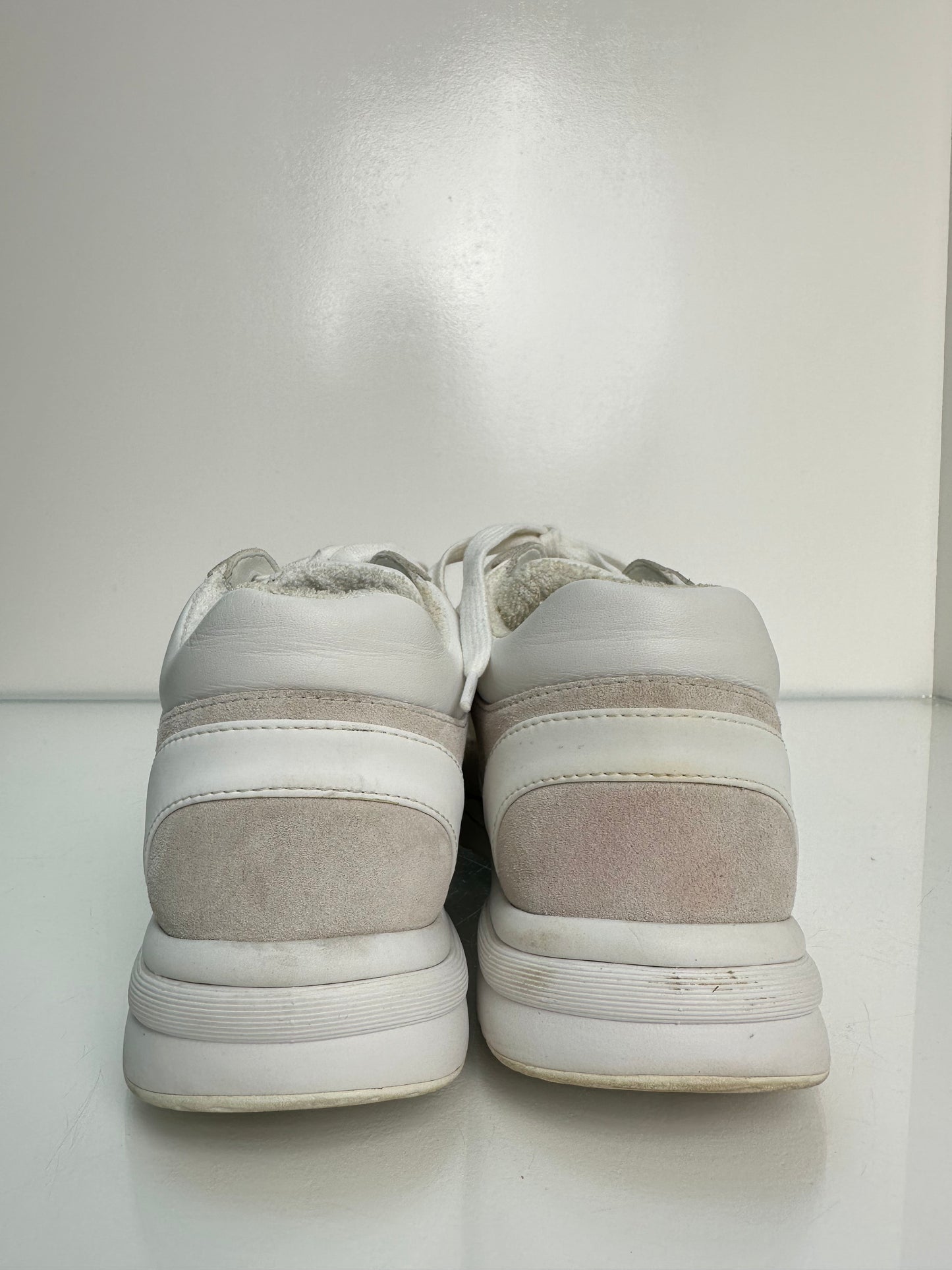 Chanel CC Sneakers Light Taupe/White, 39.5
