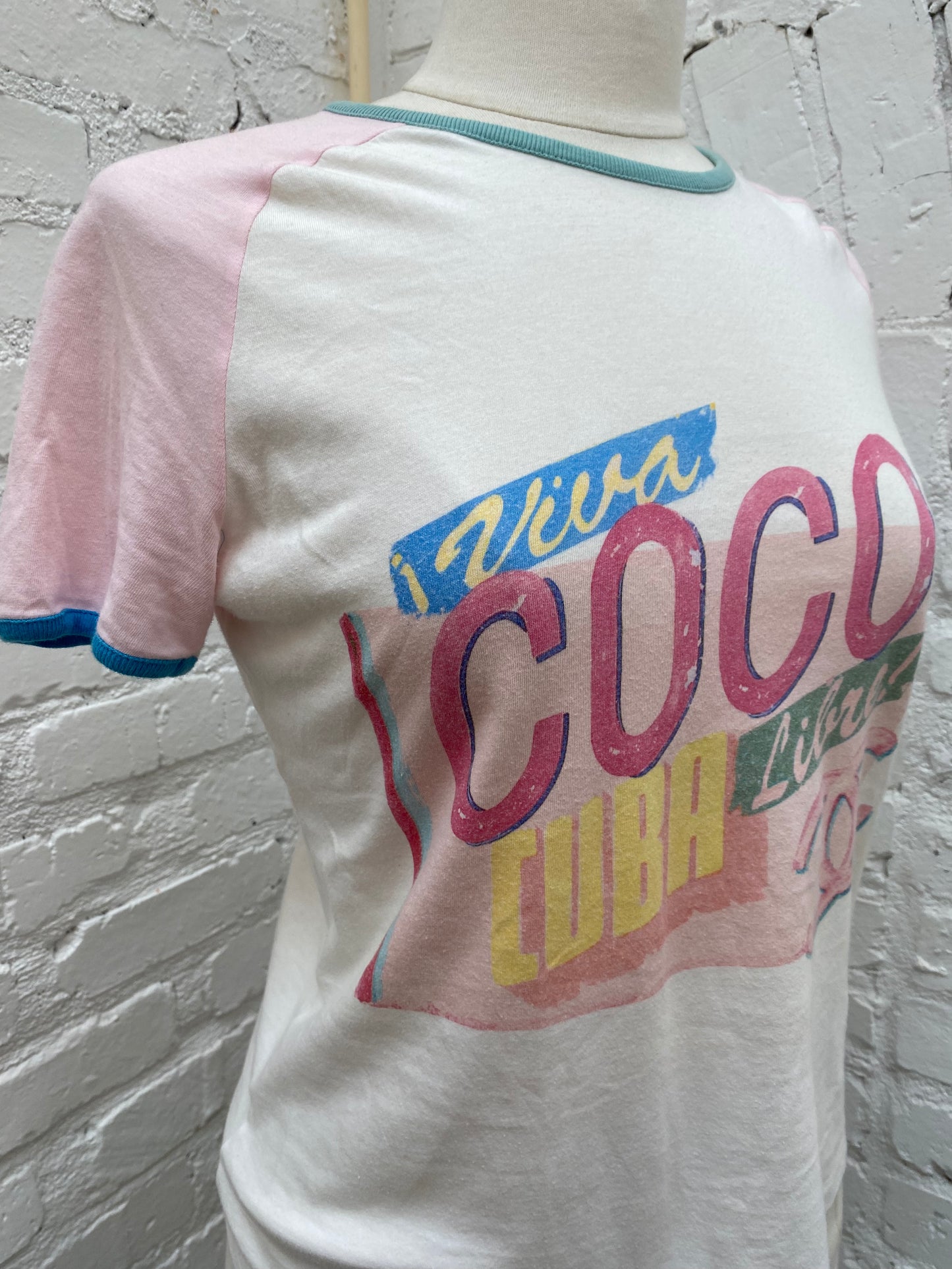 Chanel Coco Cuba Ringer Tee XS