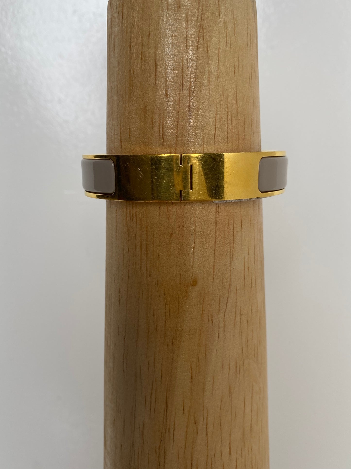 Hermes Grey Clic Clac GHW PM