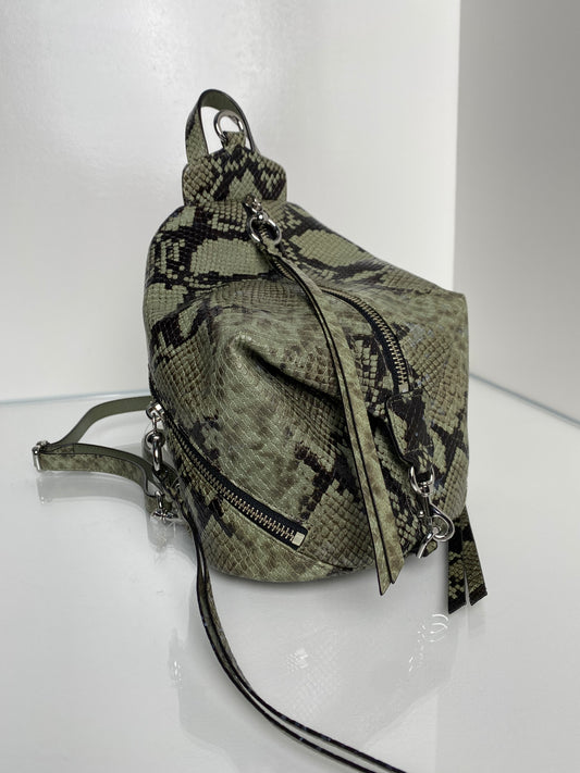 Rebecca Minkoff Olive Snake Print Backpack