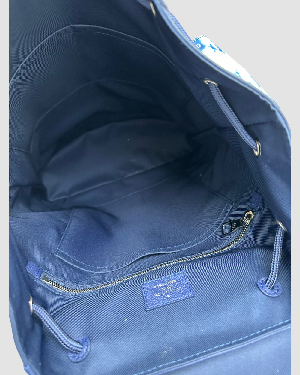 Louis Vuitton blue bandana backpack – Airee Edwards