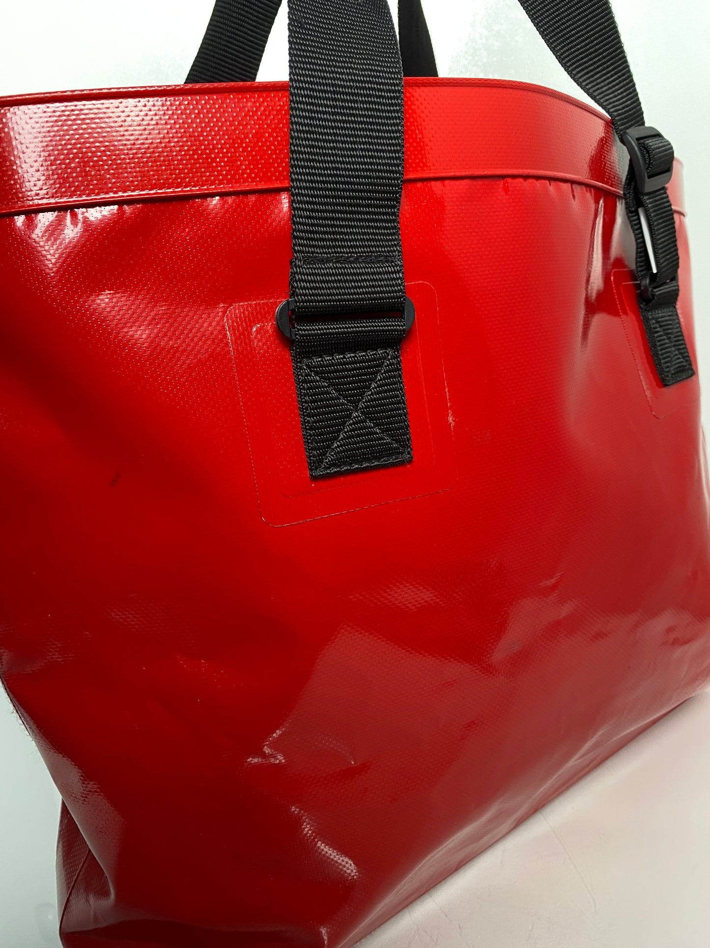 Chanel Red, White, & Black Waterproof Beach Tote