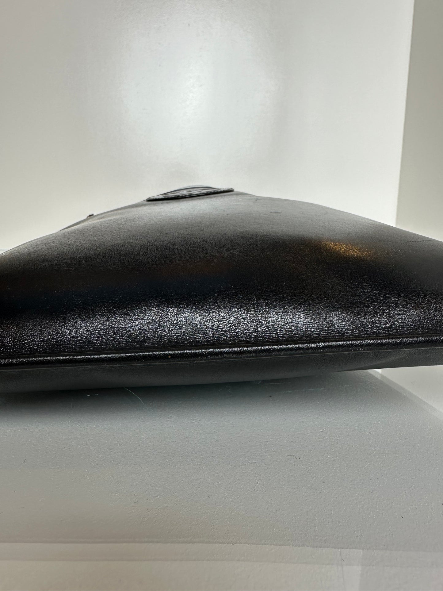 Chanel Vintage Black Flat Tote Bag GHW