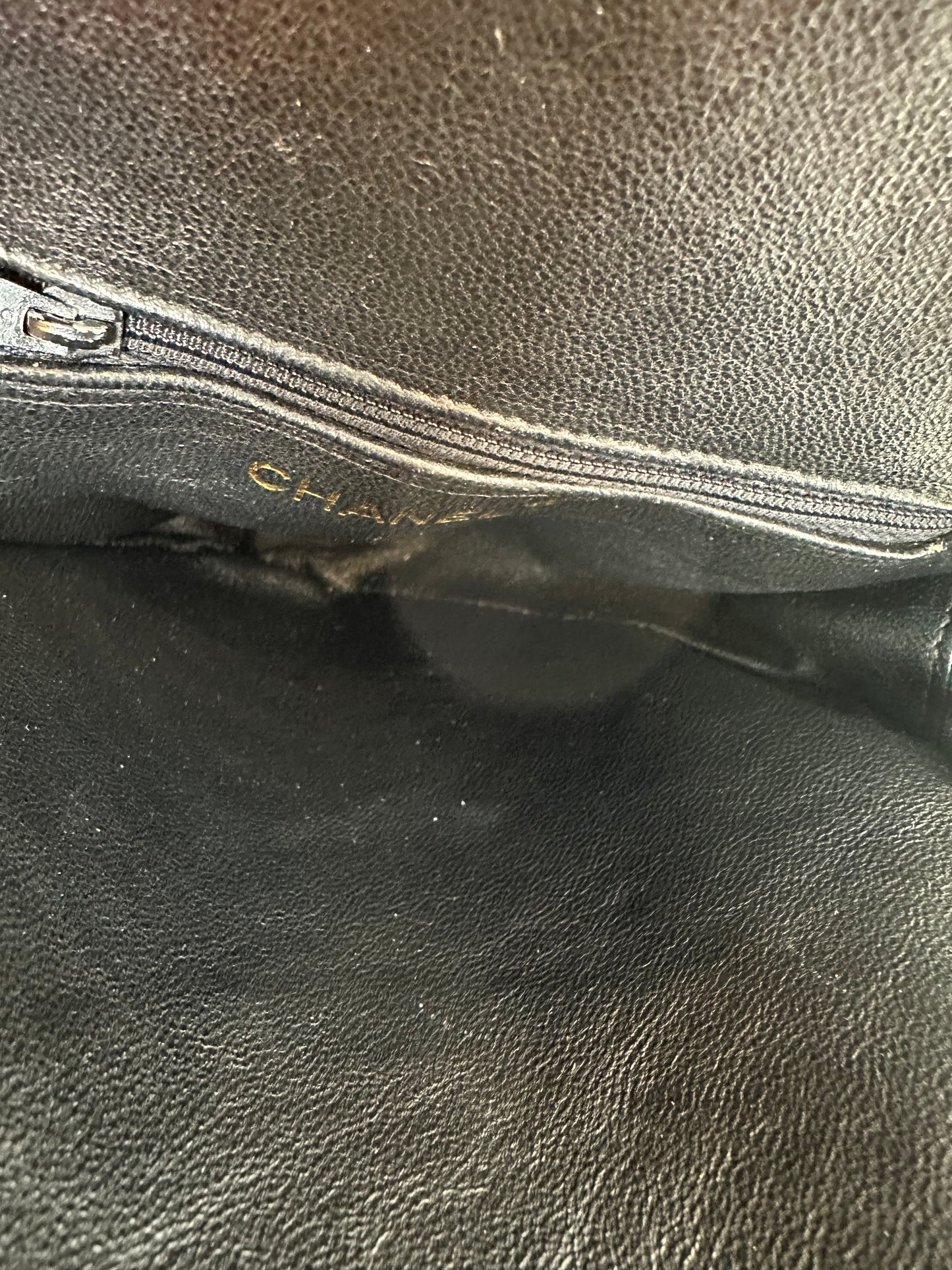 Chanel Green Lizard Vintage Bag GHW