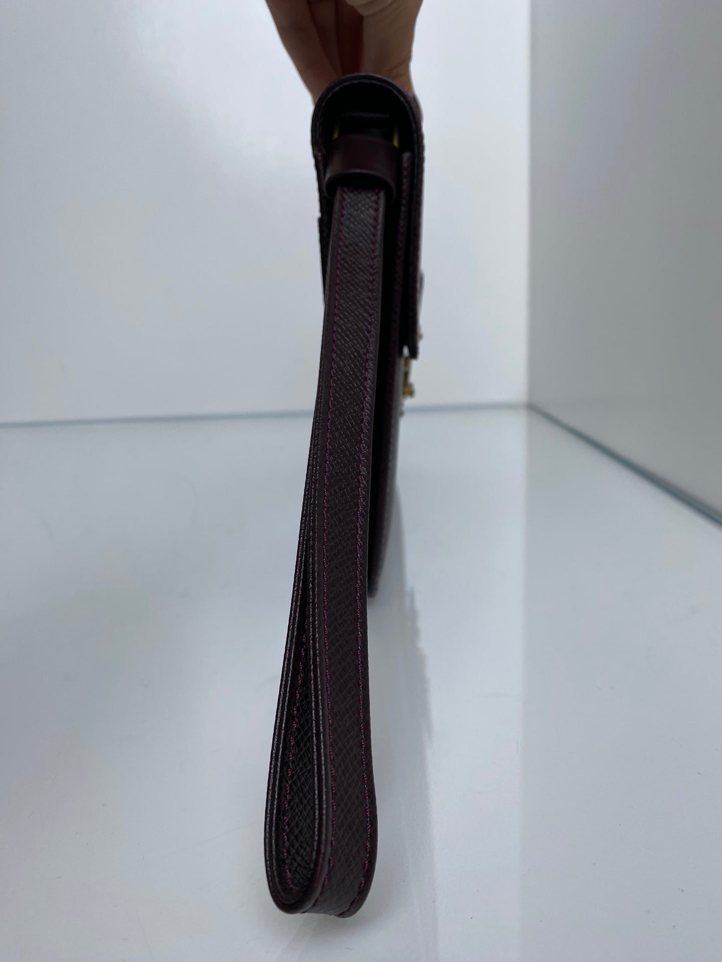 Louis Vuitton Brown Taiga Clutch