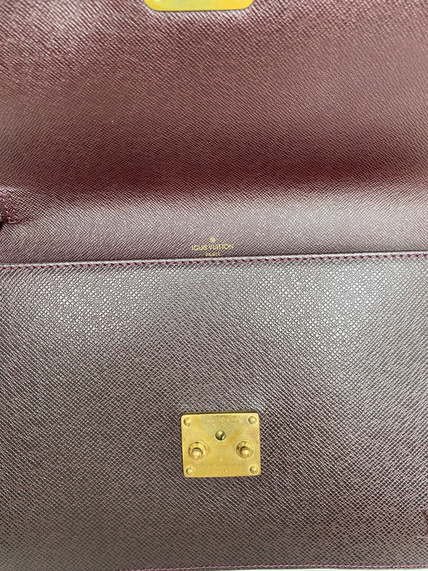 Louis Vuitton Brown Taiga Clutch