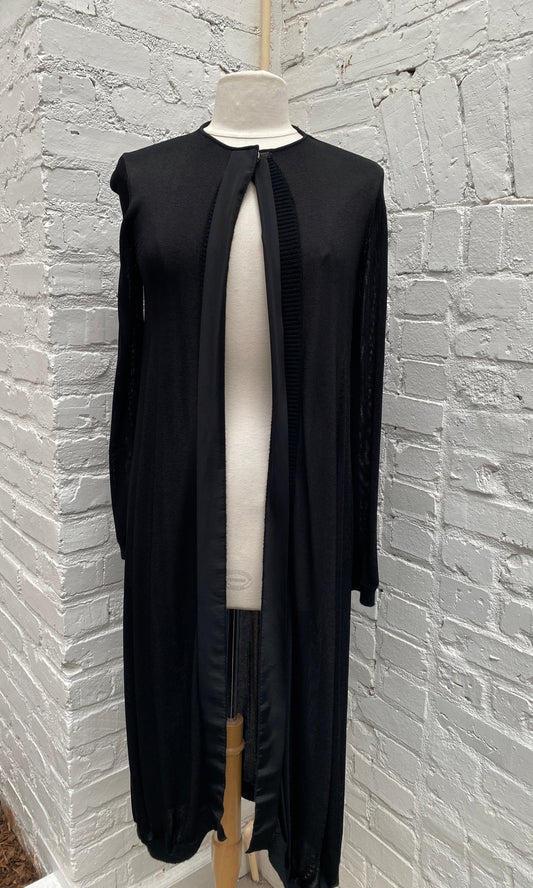 Giorgio Armani Black Duster, 40