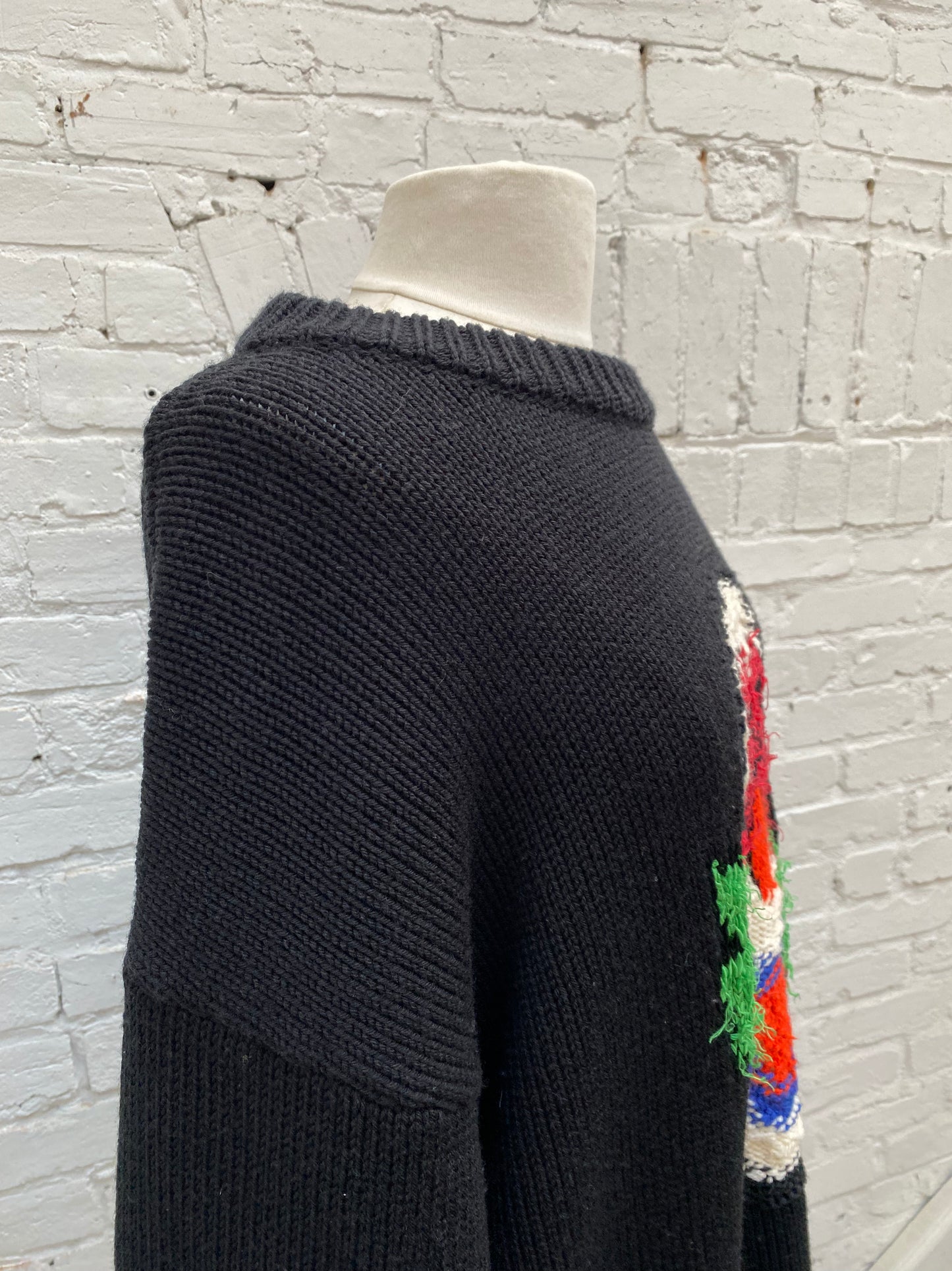 Celine Clown Black Crewneck Sweater L