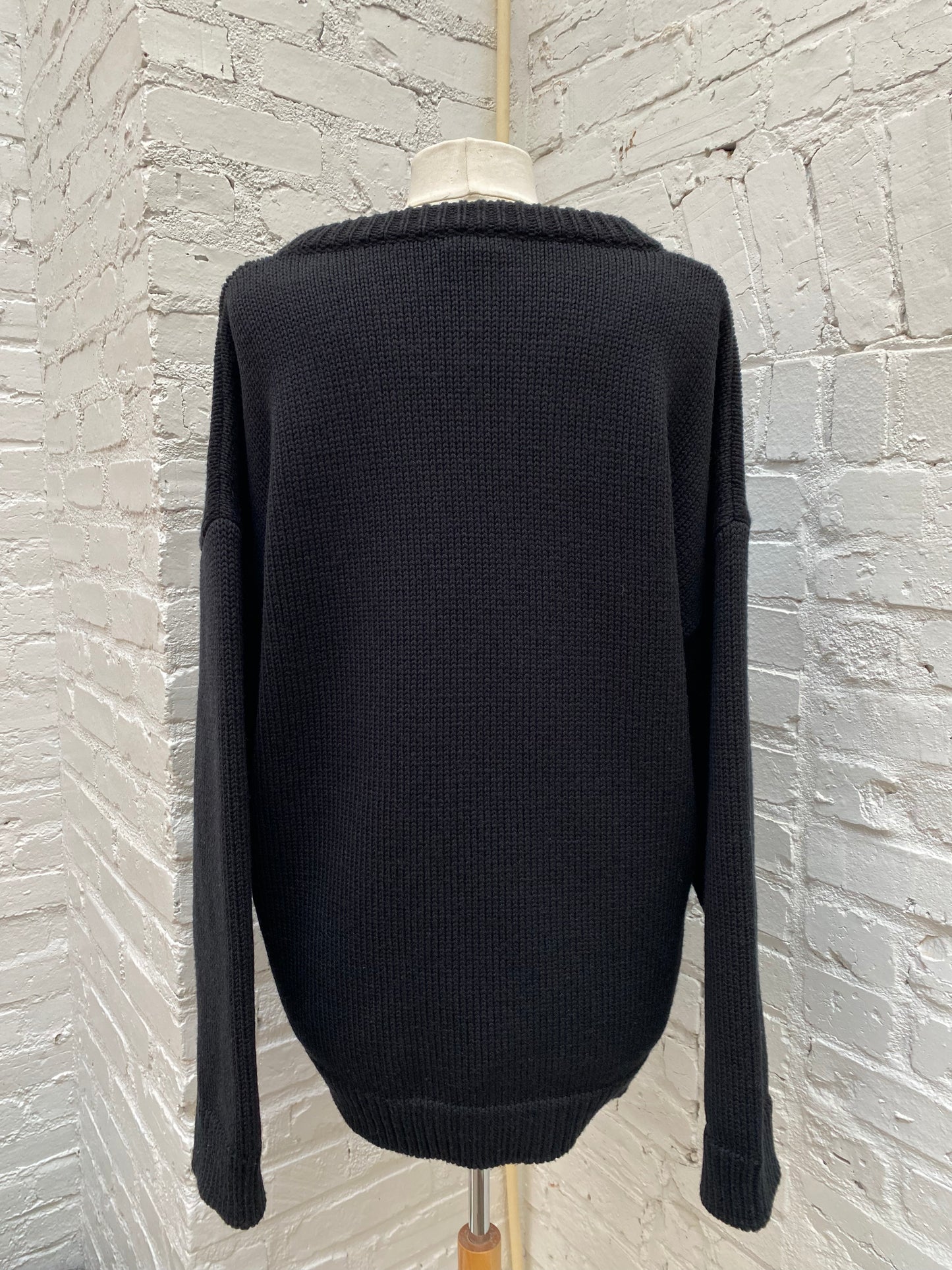 Celine Clown Black Crewneck Sweater L