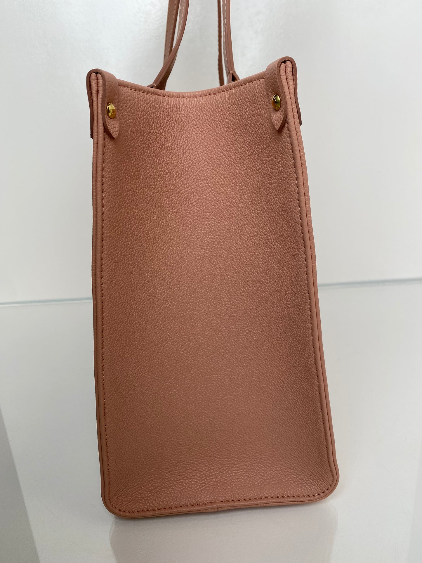 Louis Vuitton Pink Empreinte On The Go MM Bag GHW