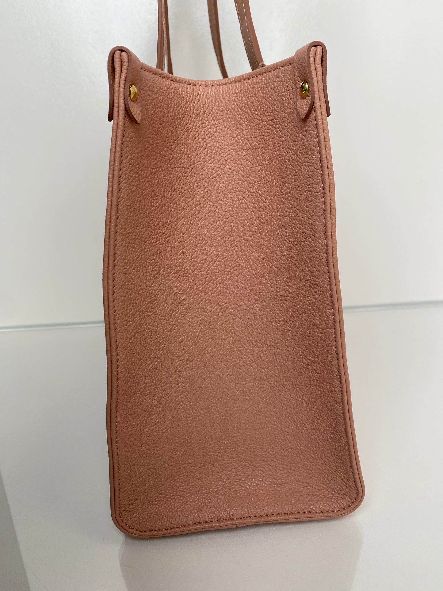 Louis Vuitton Pink Empreinte On The Go MM Bag GHW