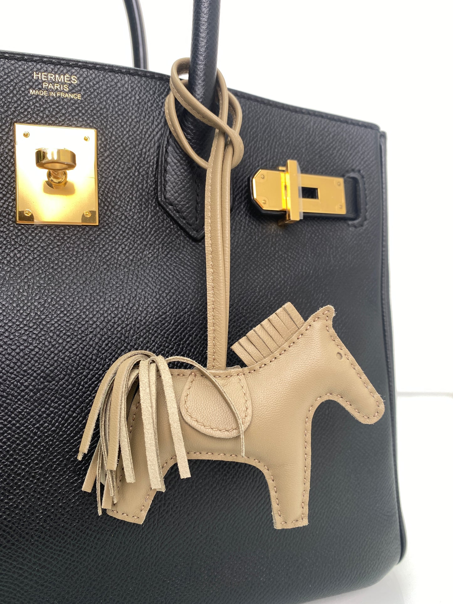 Hermes Rodeo Charm PM Etoupe