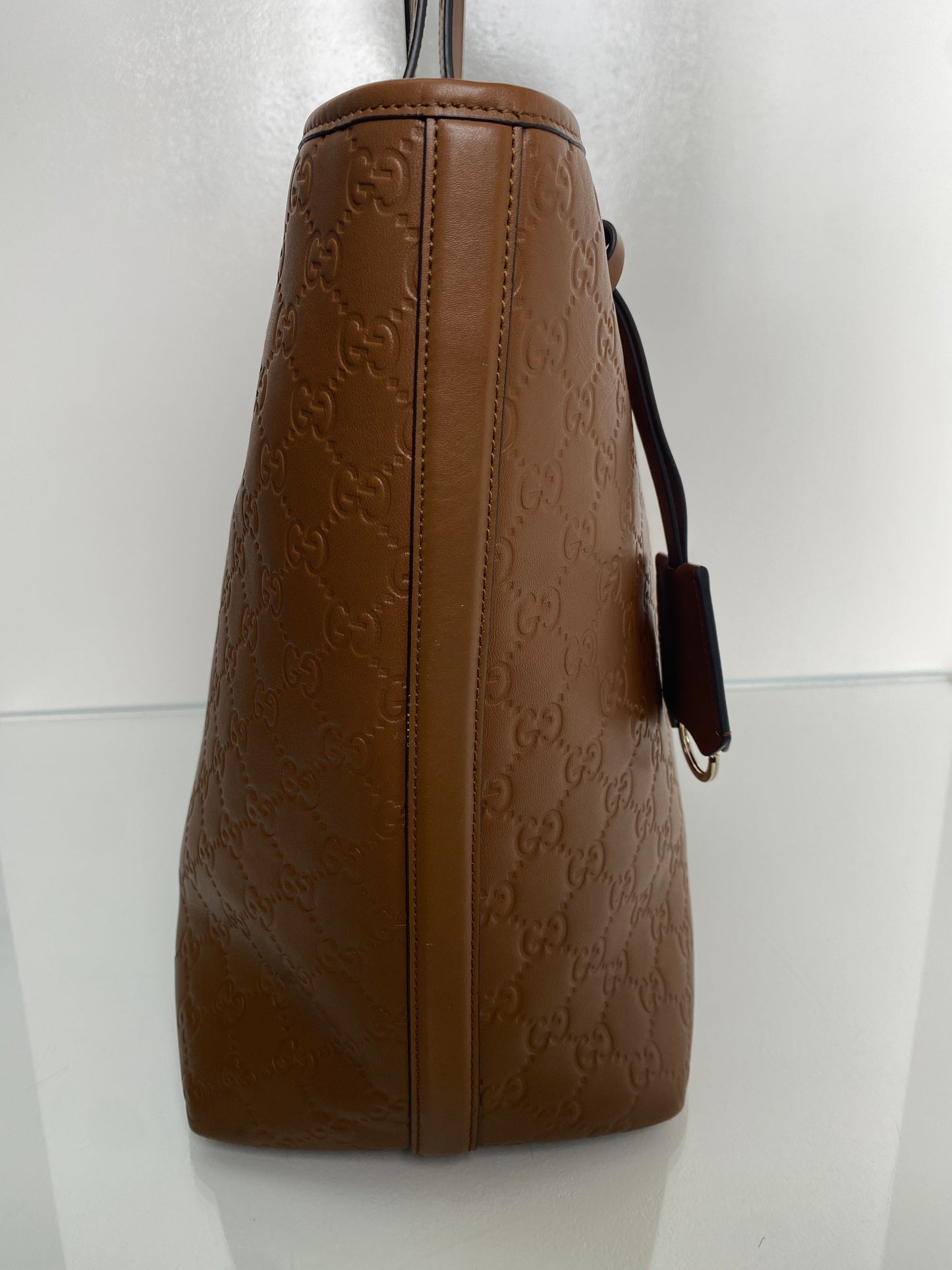 Gucci Guccisima Brown Tote GHW