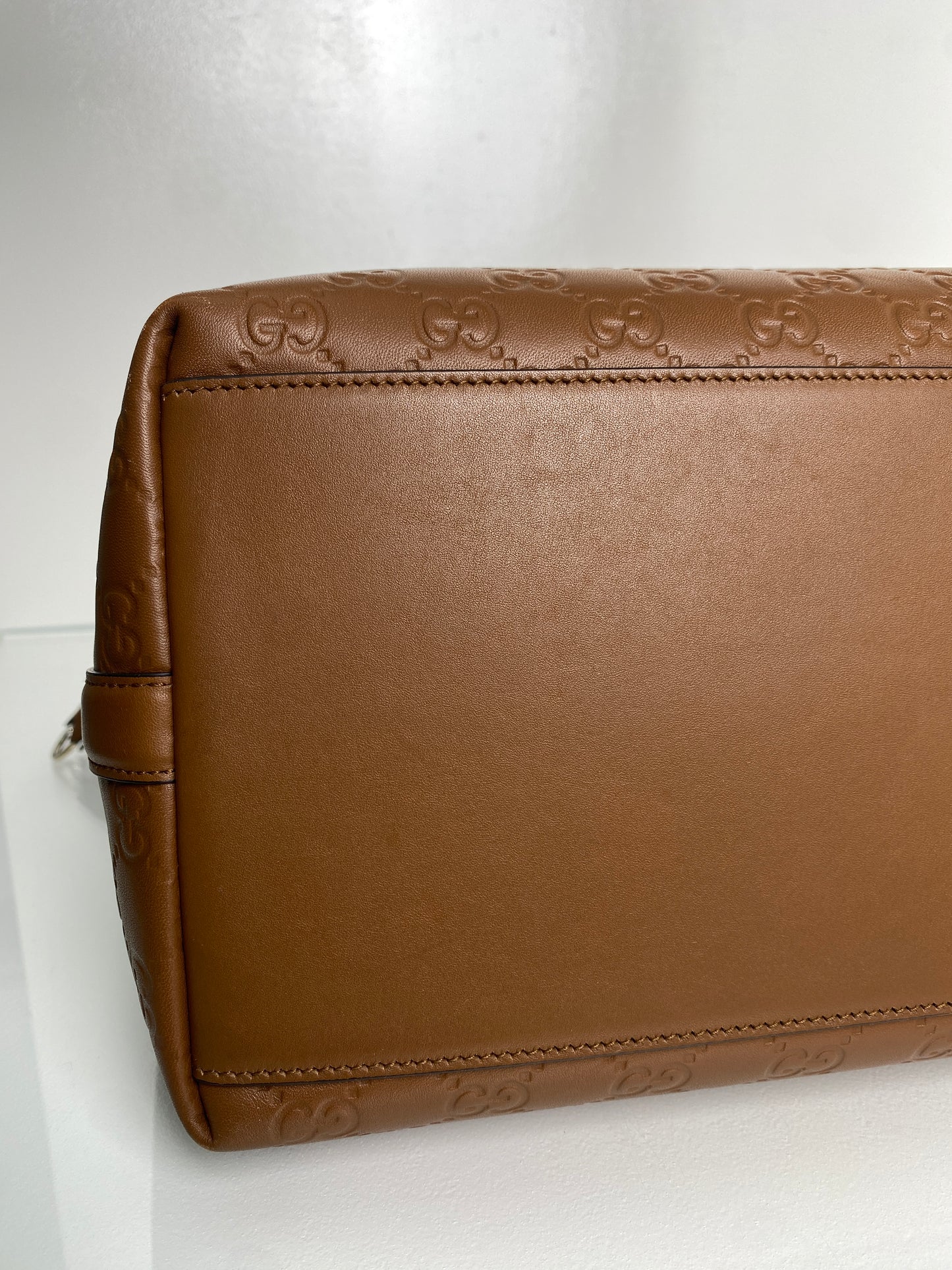 Gucci Guccisima Brown Tote GHW