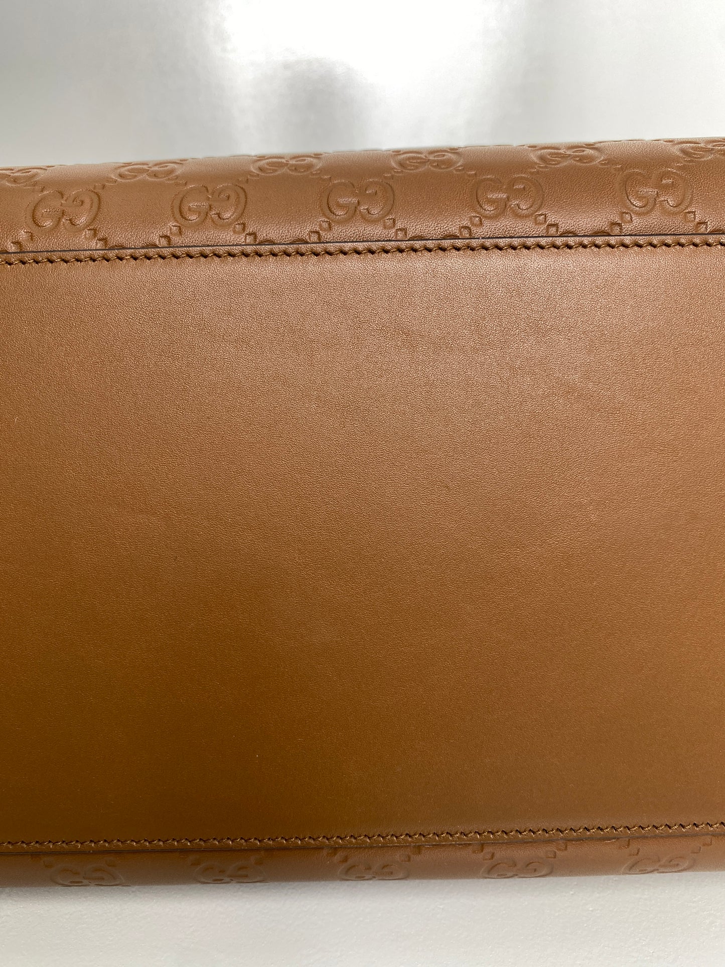 Gucci Guccisima Brown Tote GHW