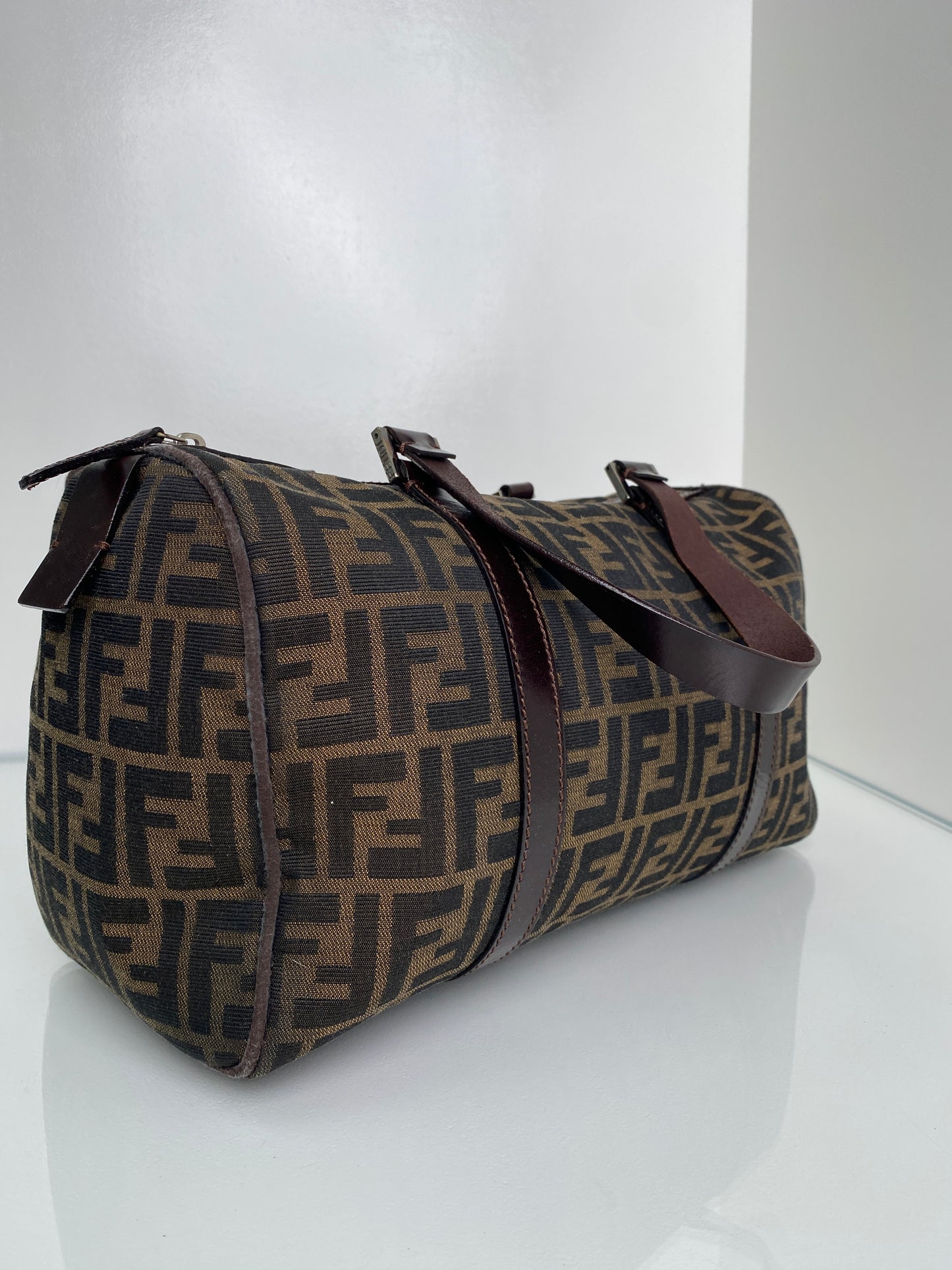 Fendi Vintage Zucca Bowler Bag