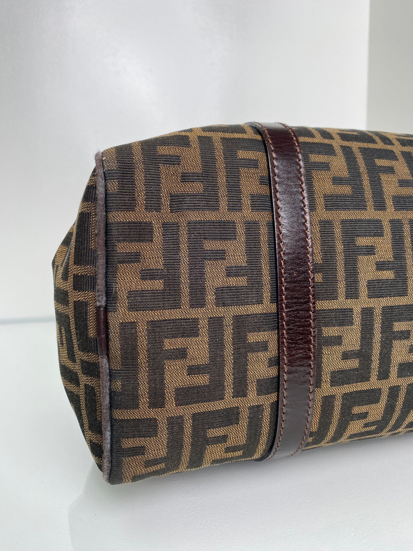 Fendi Vintage Zucca Bowler Bag