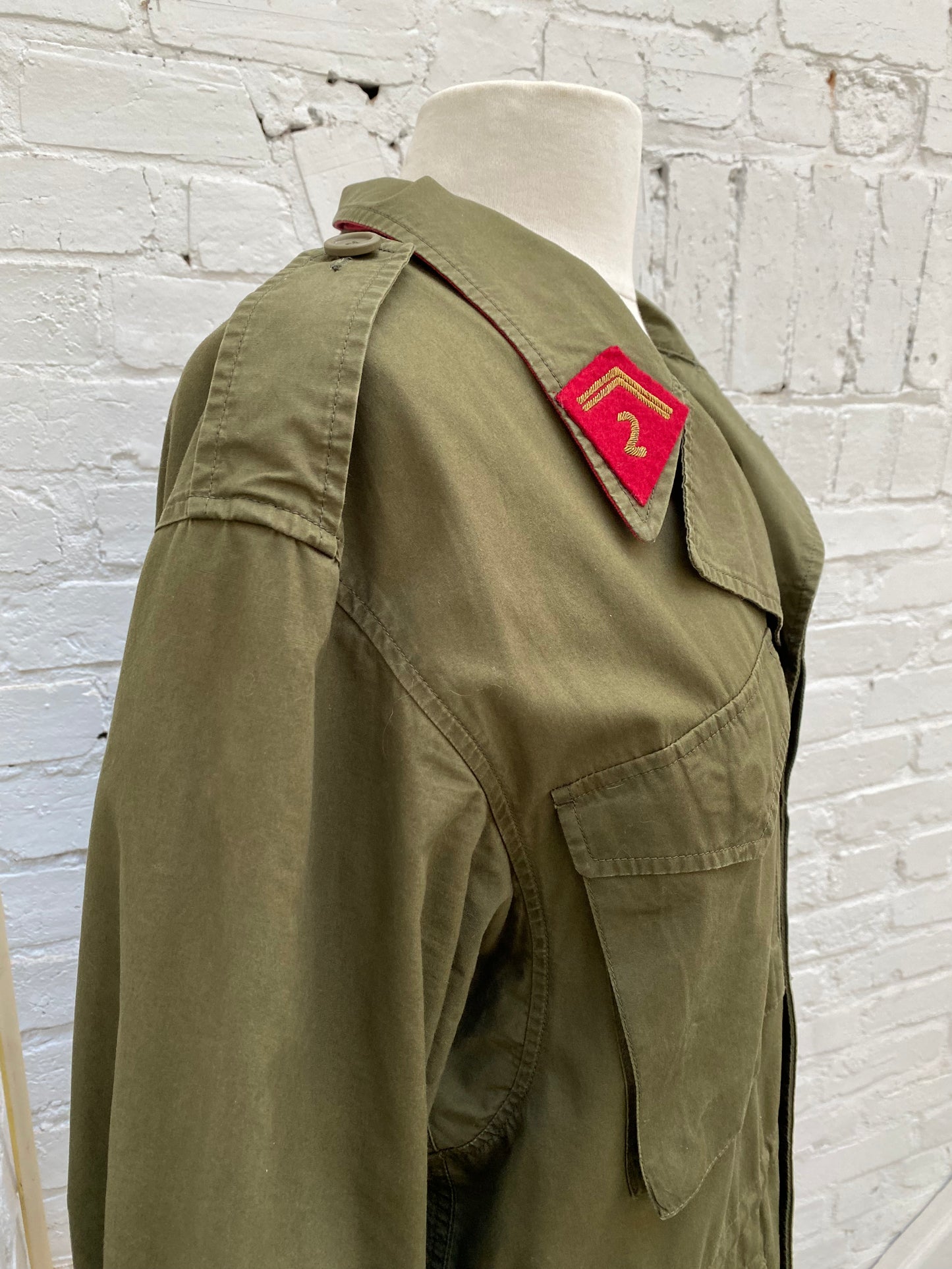 Gucci Green Dragon Army Jacket, 52