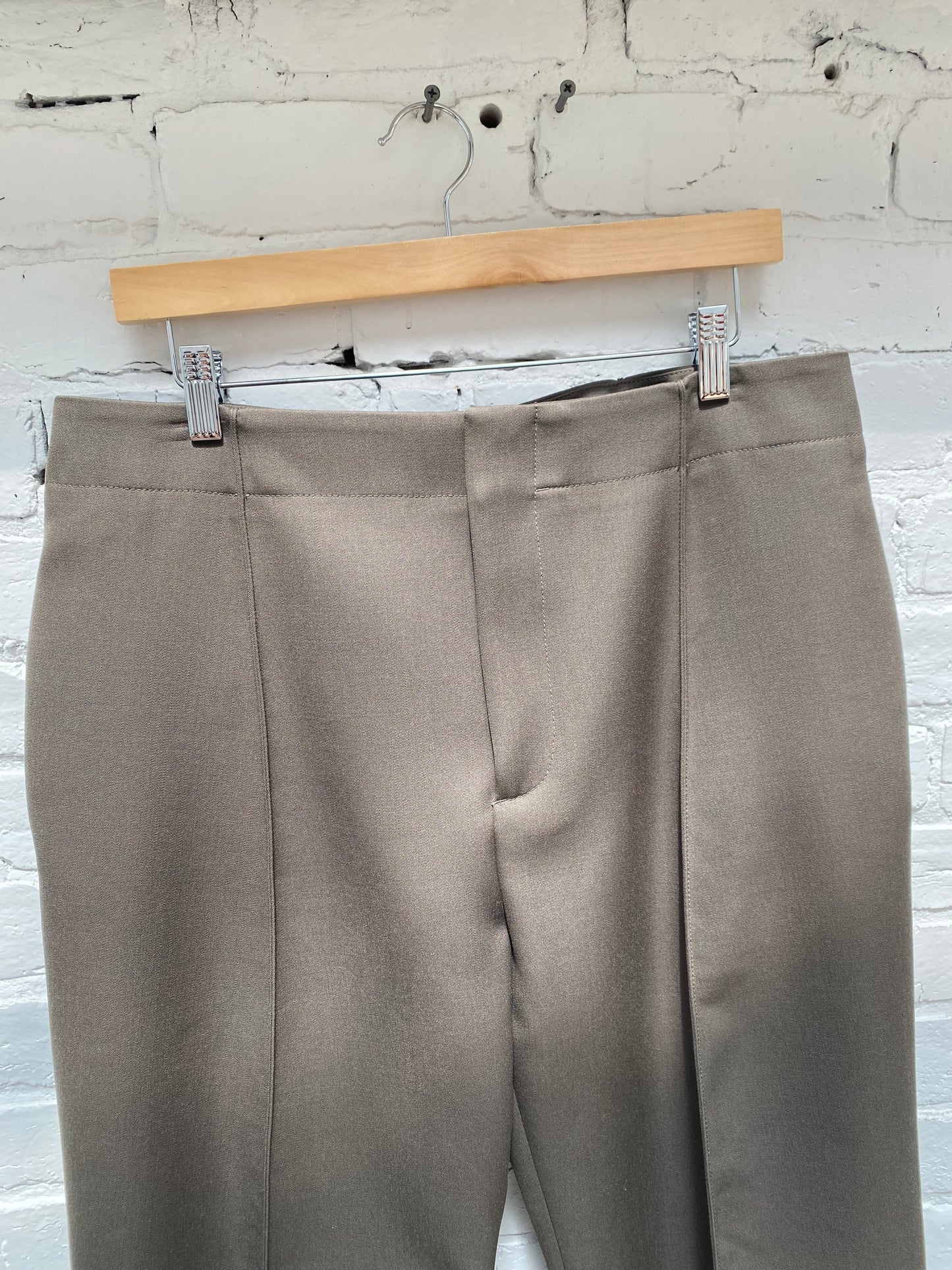 Bottega Veneta Green Wool Blend Pants, 46