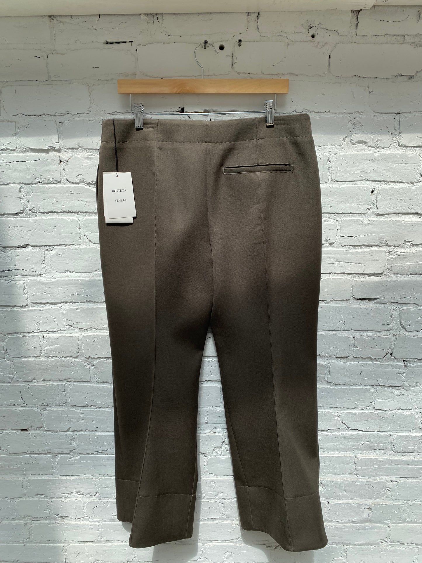 Bottega Veneta Green Wool Blend Pants, 46