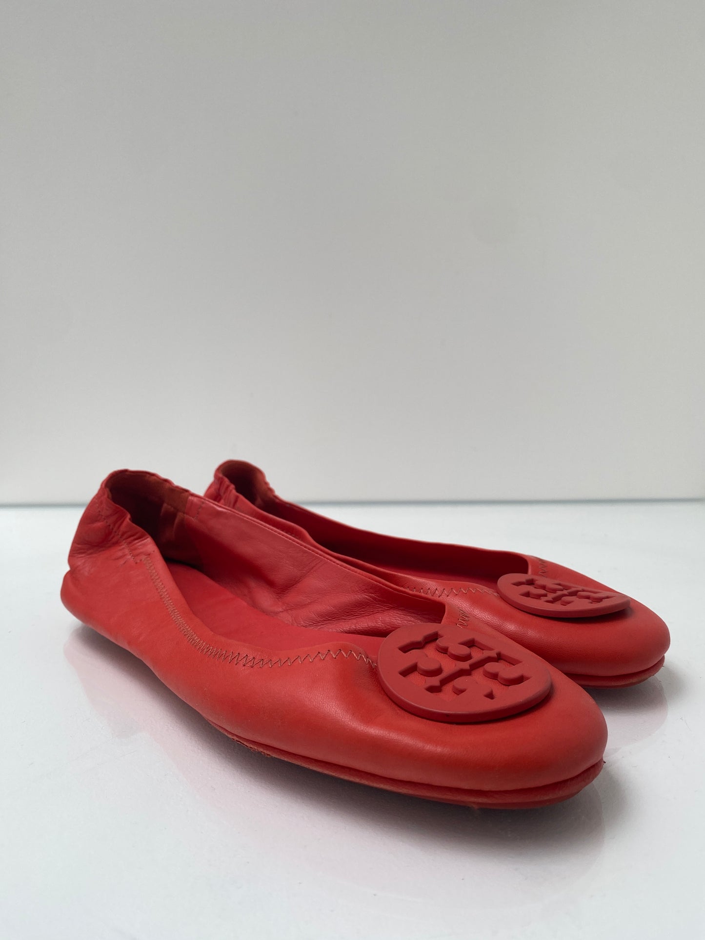 Tory Burch Orange Ballet Flats 10