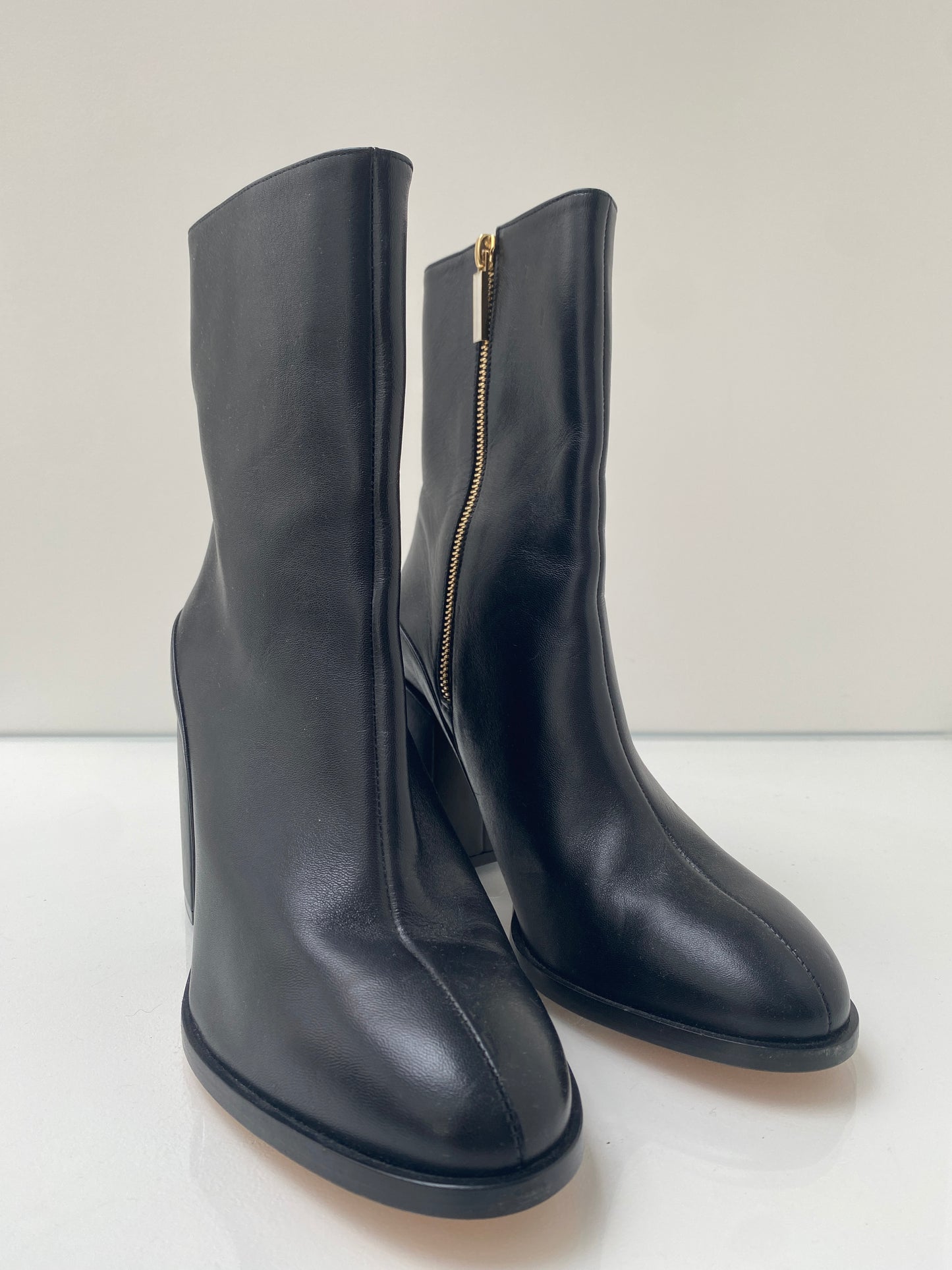 Dear Frances Spirit Boots, Black Leather, Size 38