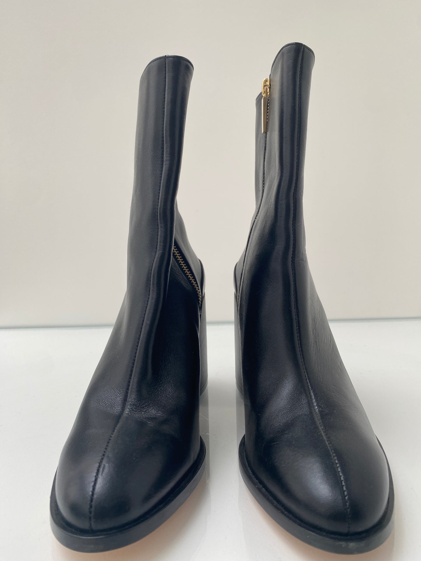 Dear Frances Spirit Boots, Black Leather, Size 38