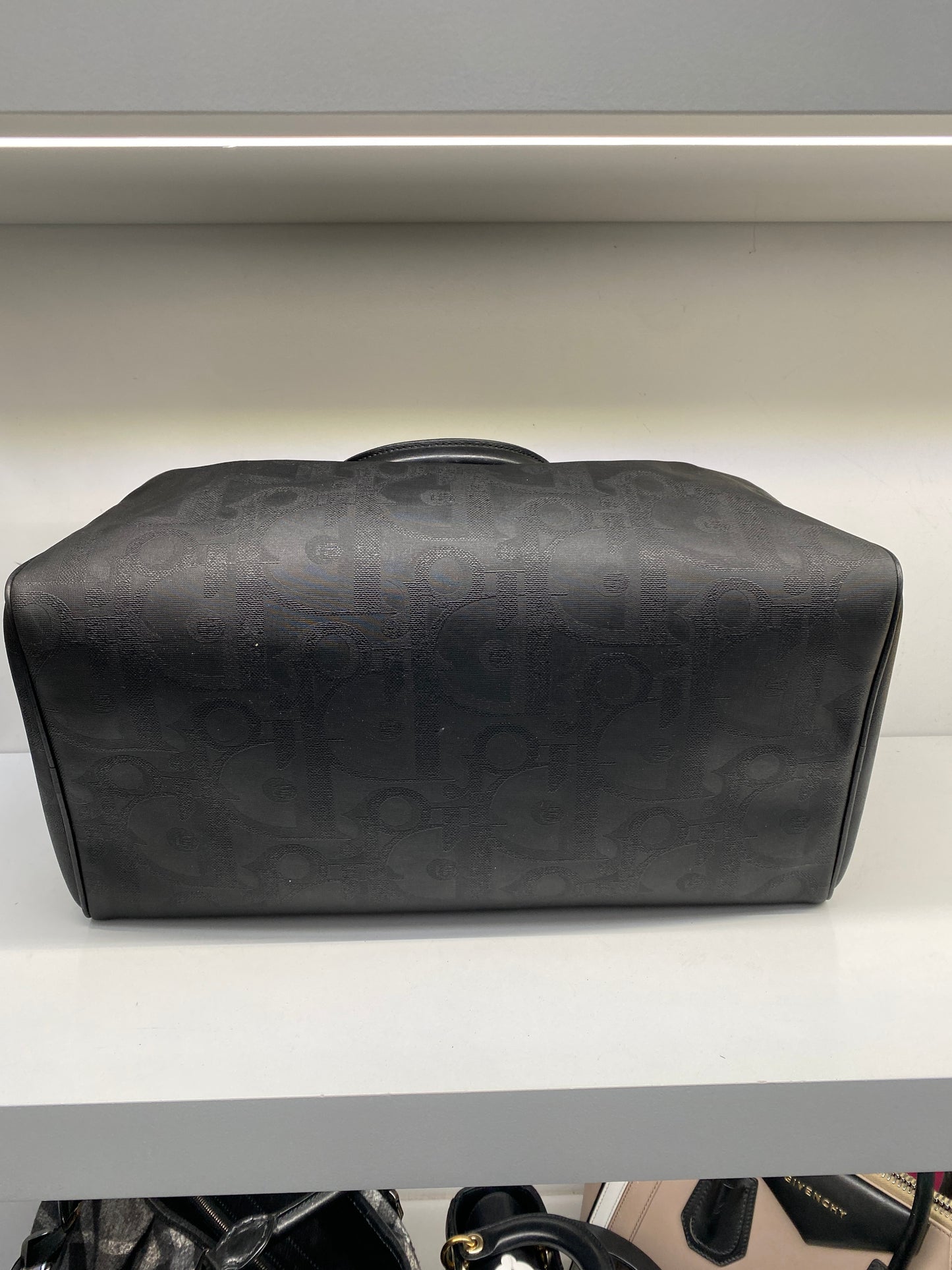 Dior Vintage Black Bowling Bag
