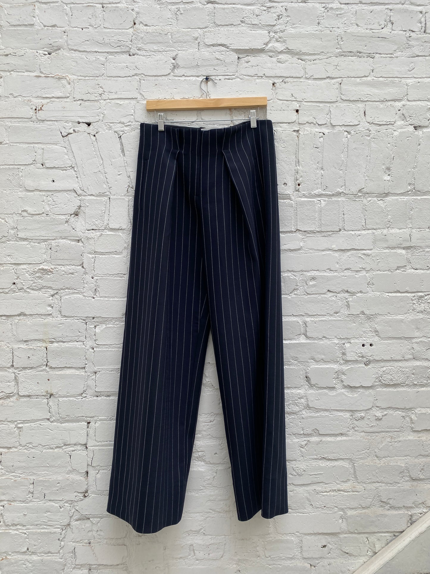 Victoria Beckham Pinstripe Dress Pants, 6