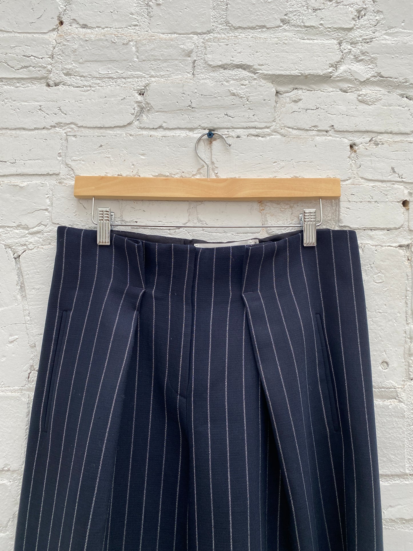 Victoria Beckham Pinstripe Dress Pants, 6