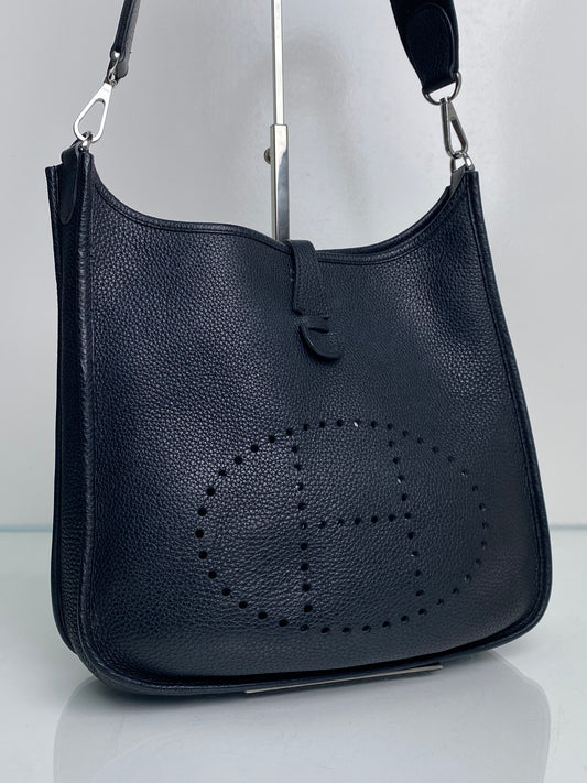 Hermes Evelyne Black Clemence SHW