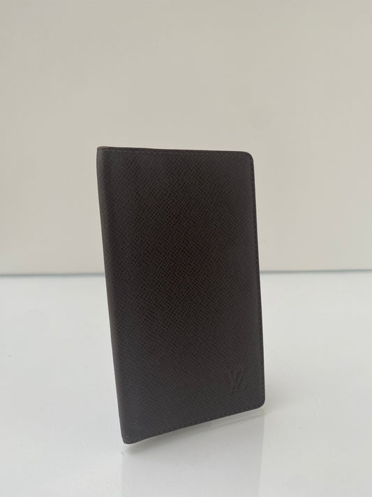 Louis Vuitton Brown Taiga Bi Fold Wallet