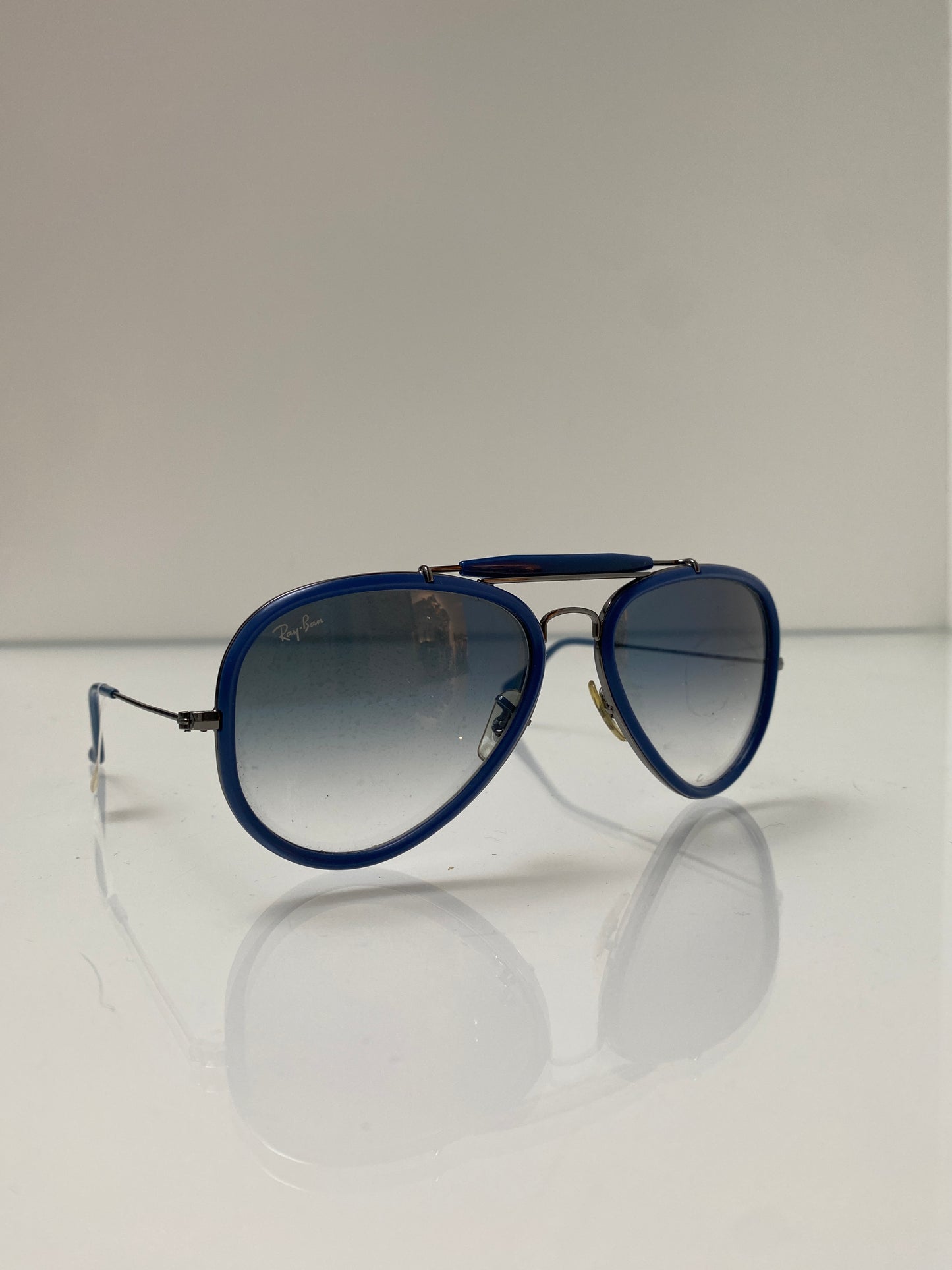 Ray Ban Blue & Silver Aviators