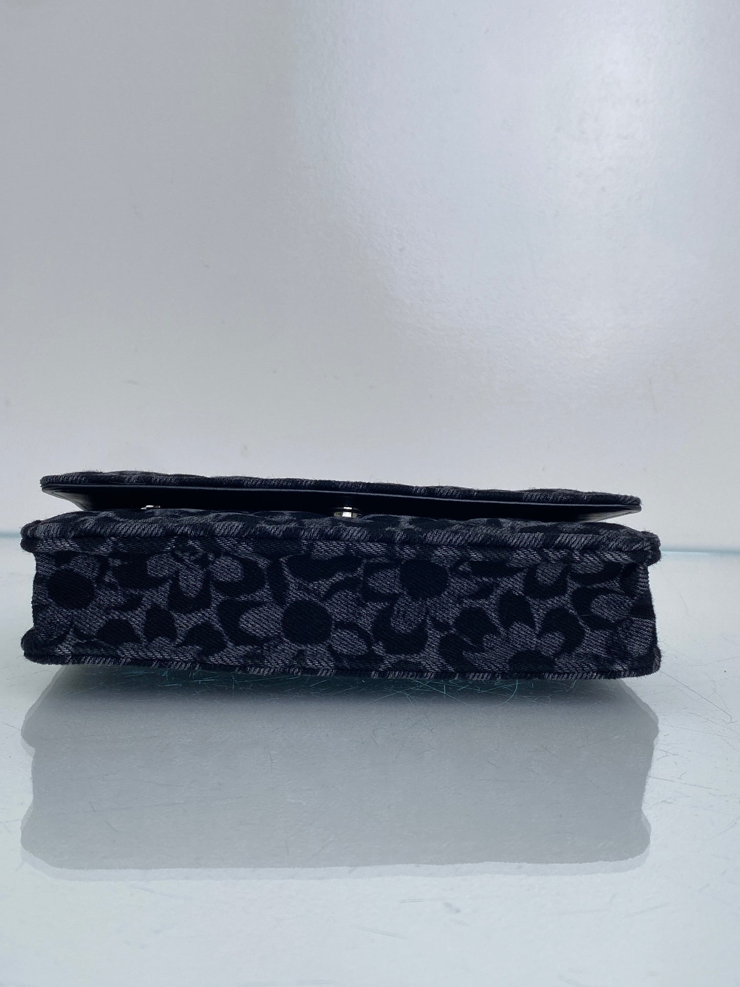 Chanel Denim Floral CC Wallet On Chain Bag RHW
