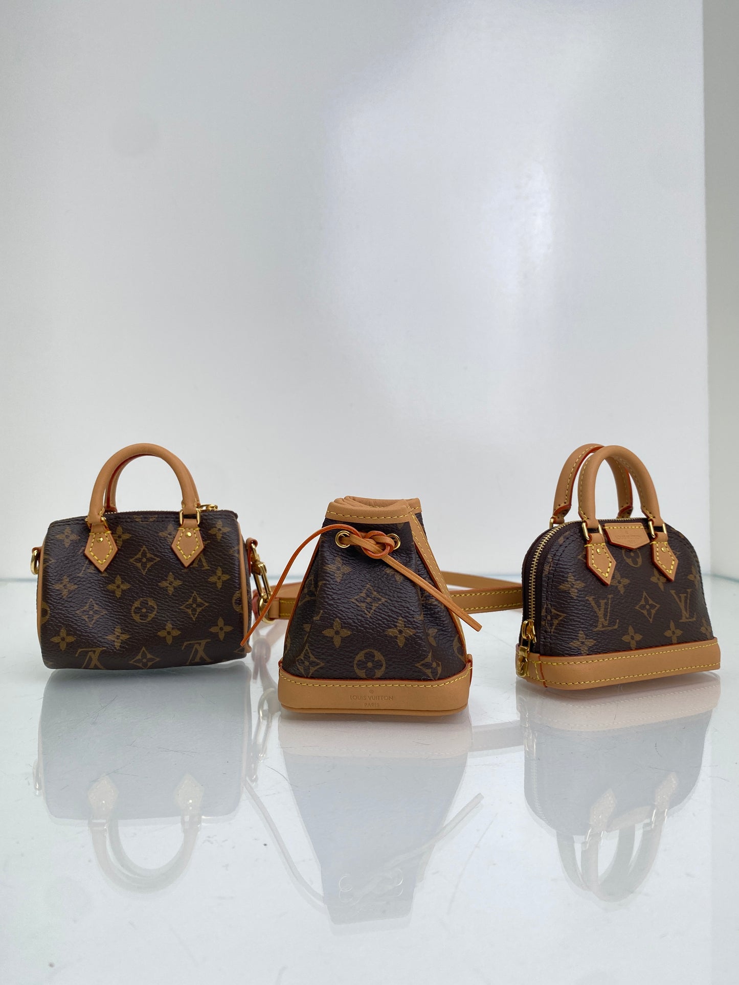 Louis Vuitton Canvas Monogram Mini Icons Trio GHW