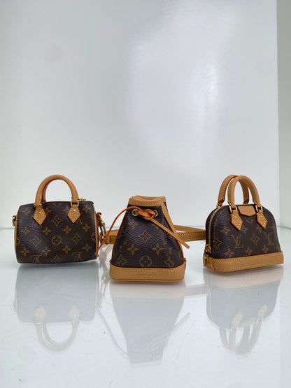 Louis Vuitton Canvas Monogram Mini Icons Trio GHW