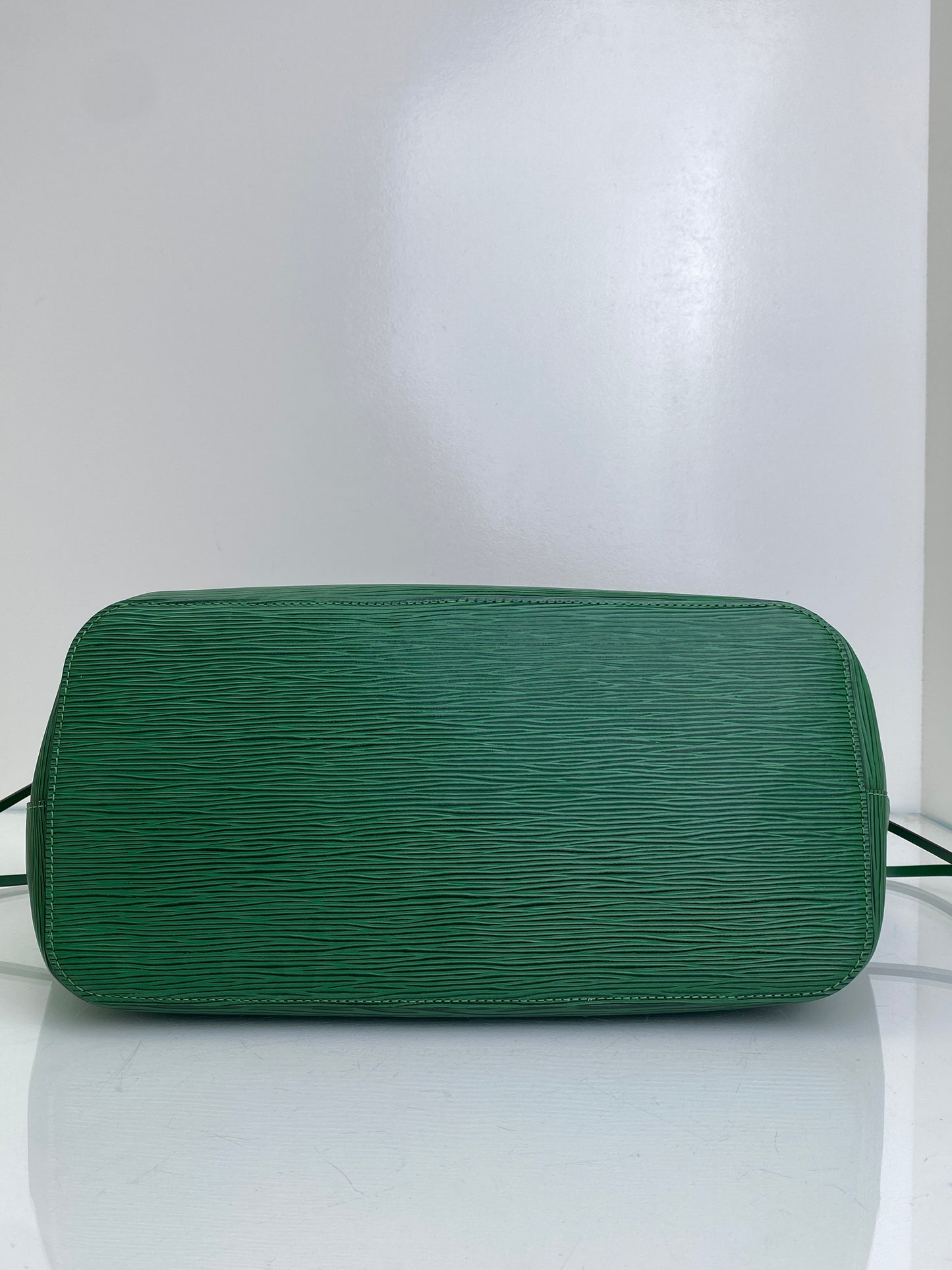 Louis Vuitton Green Epi Leather Neverfull MM Bag SHW