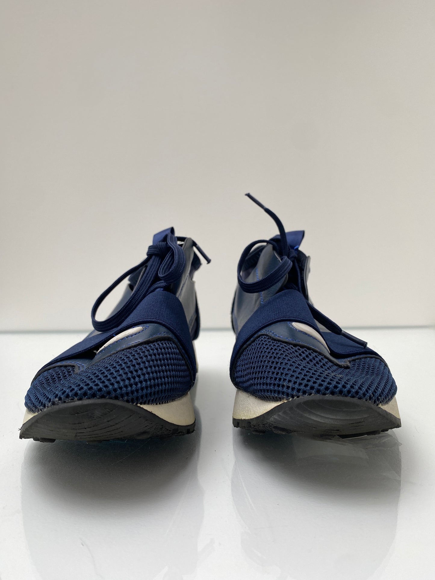 Balenciaga navy sneakers, Sz 37