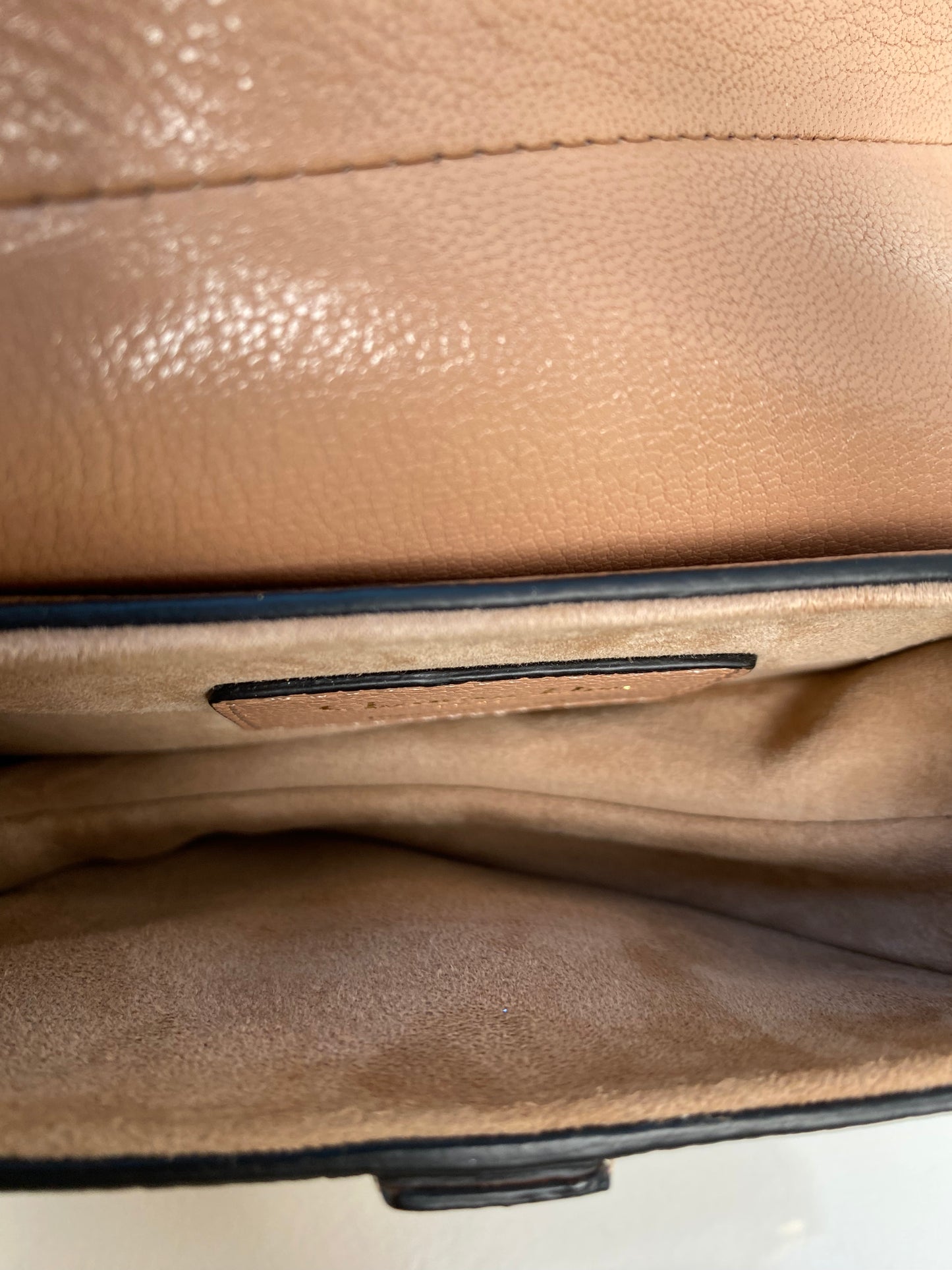 Christian Dior Nude Mini Saddle Bag GHW