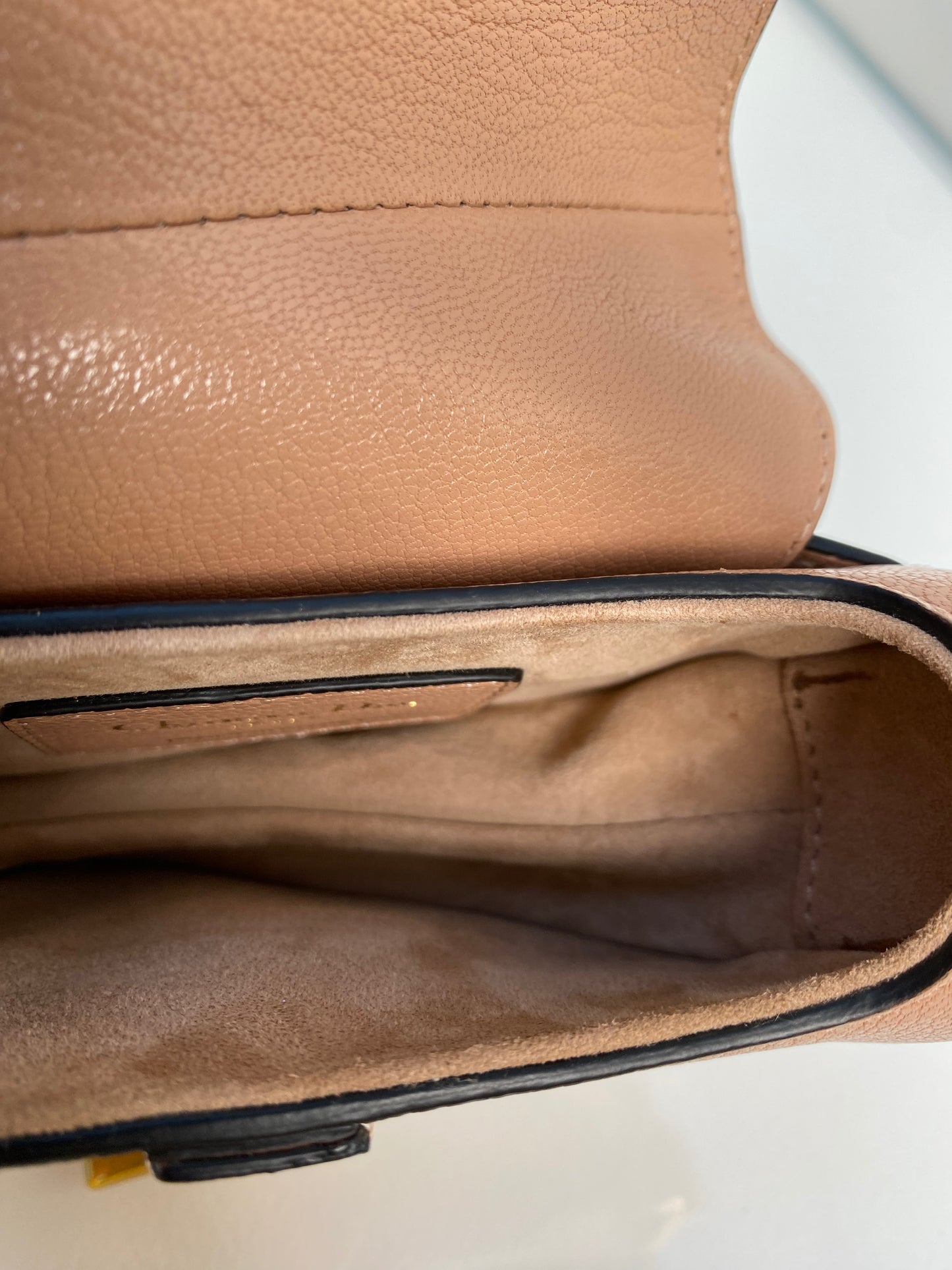 Christian Dior Nude Mini Saddle Bag GHW