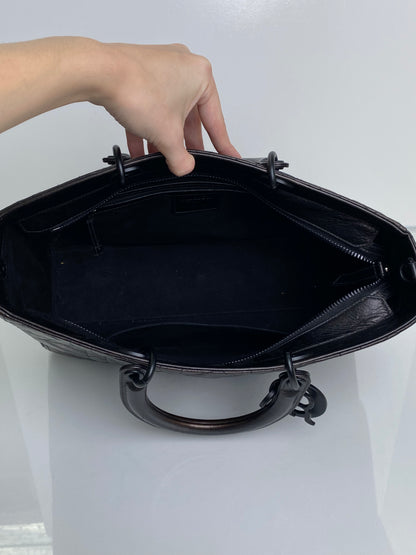 Dior Lady Black D-Sire Bag BHW