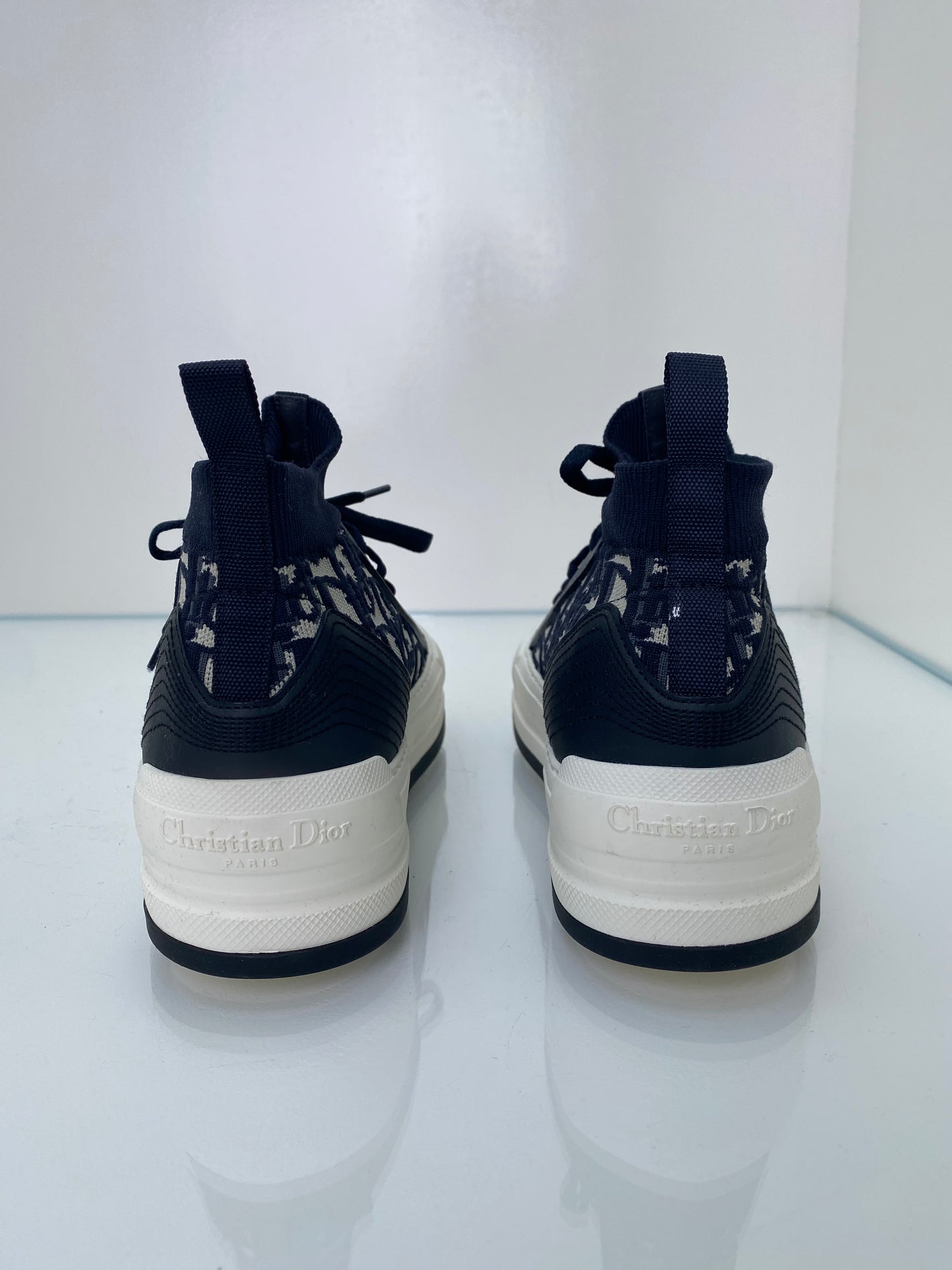 Dior Navy & White Walk'n'Dior Platform Sneaker, 38.5