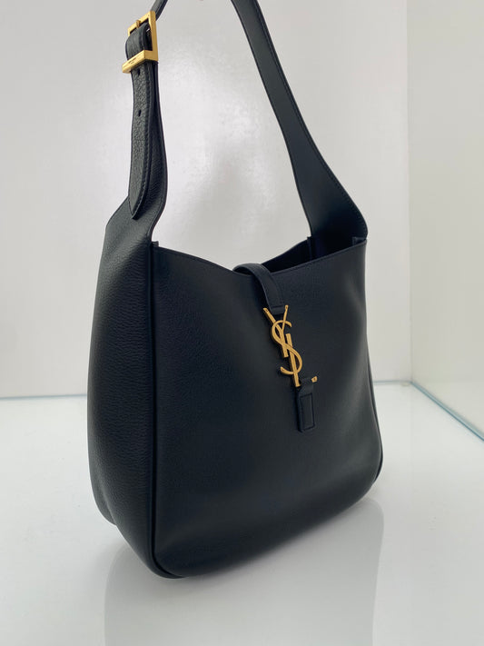 Saint Laurent Black Le 5 a 7 Small Bag GHW