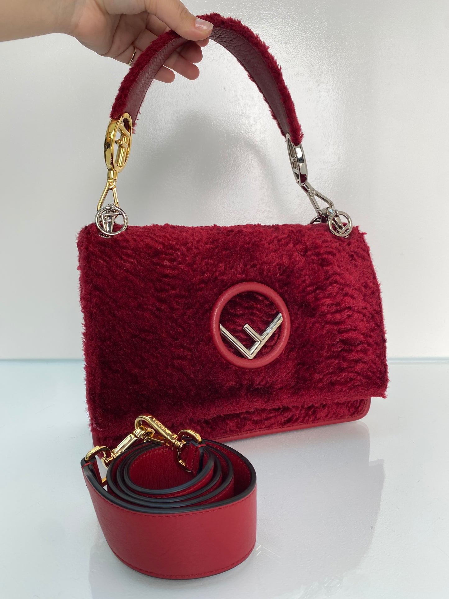 Fendi Red Khan Bag TTHW