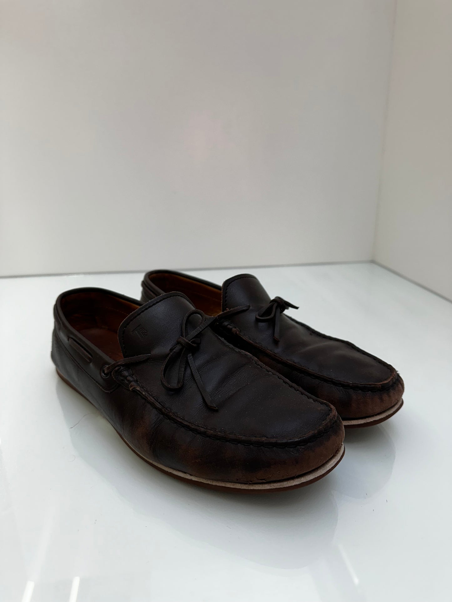 Tod’s Brown Leather Loafers