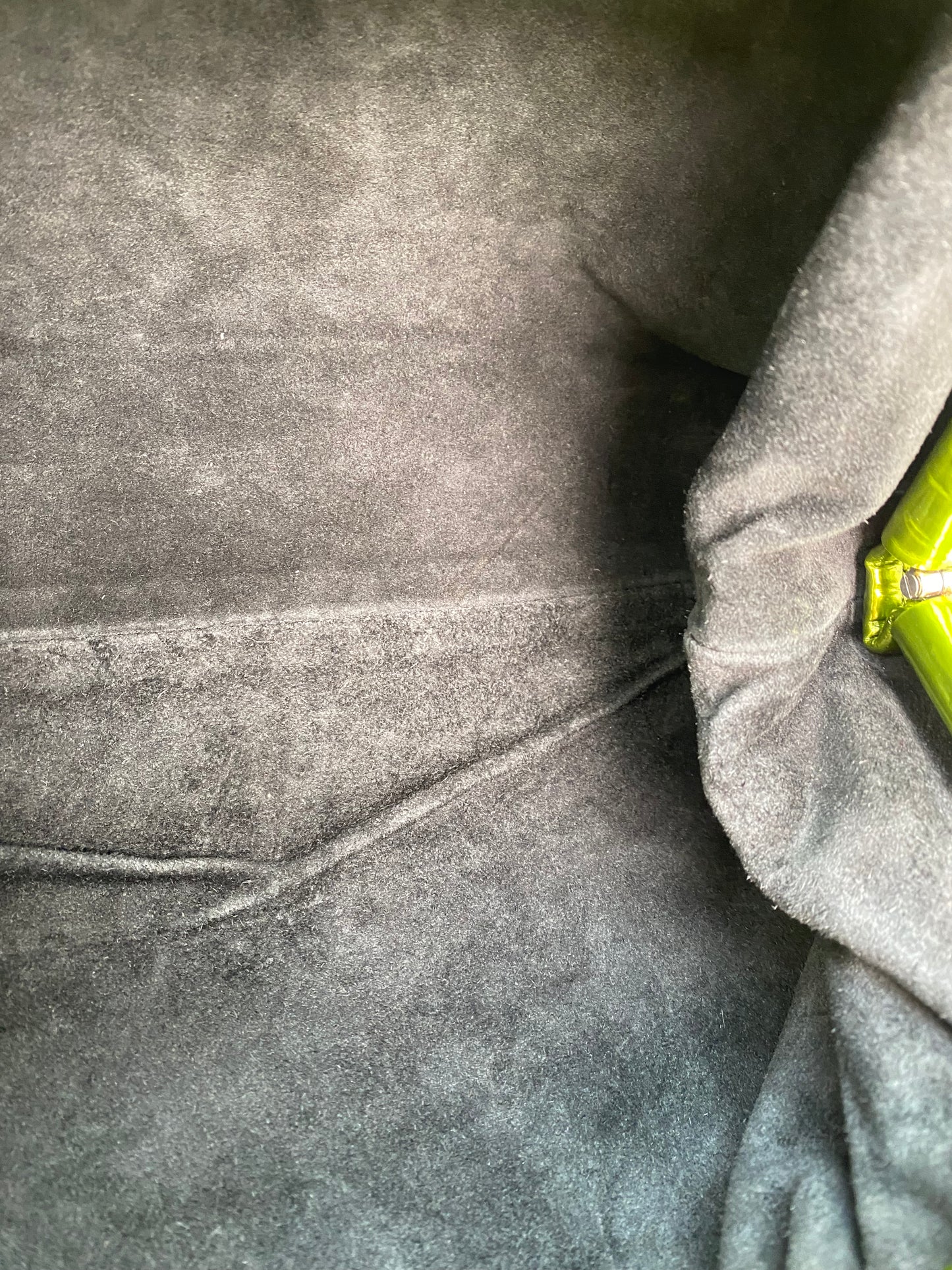 Bottega The Pouch Green Metallic Clutch